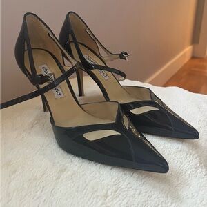 Charles David Black Patent Leather Pumps NWOT